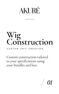 Wig Construction